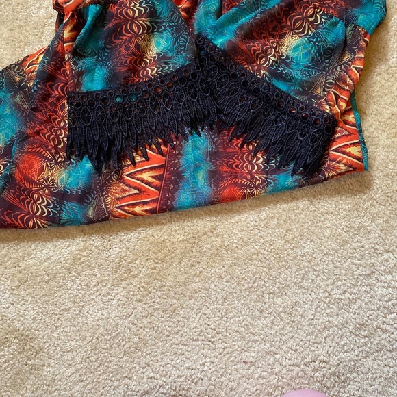 Bright patterned tunic-Voll Style brand - Picture 3 of 4